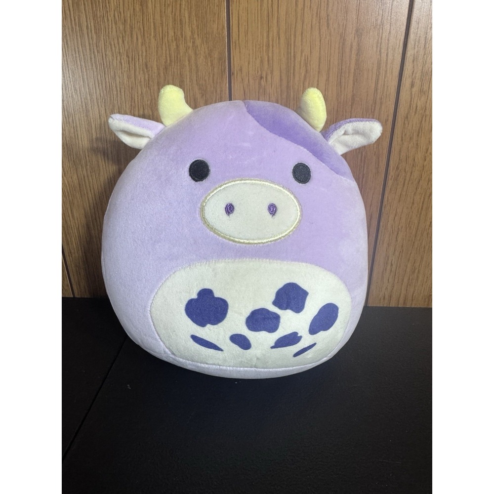Original Squishmallows Bubba The Cow 8" S7 #1164-4 With Tag‎ Purple